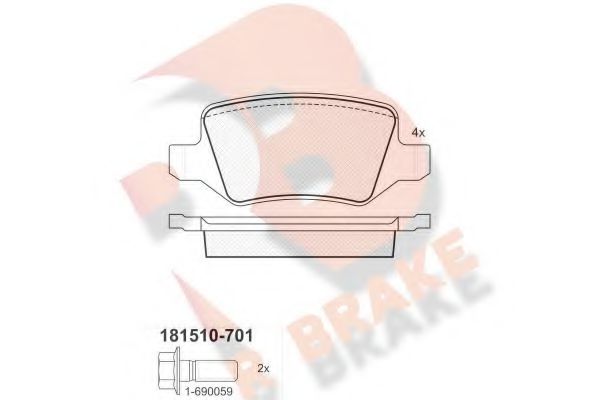 R BRAKE RB1510-701