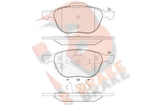 R BRAKE RB1617-203