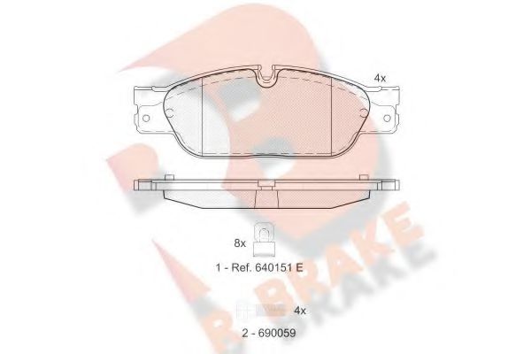 R BRAKE RB1672