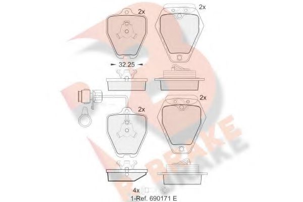 R BRAKE RB1691