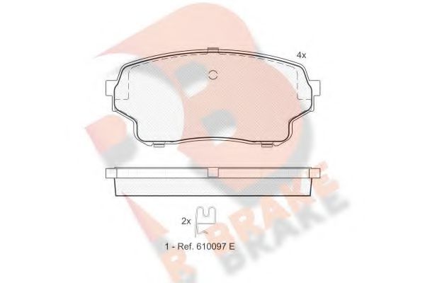 R BRAKE RB1715