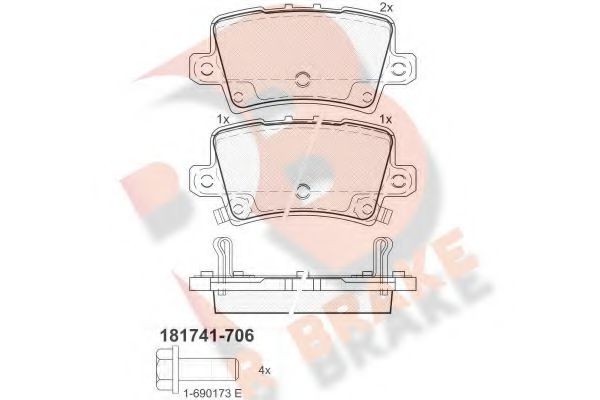 R BRAKE RB1741-706