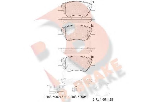 R BRAKE RB1810-203