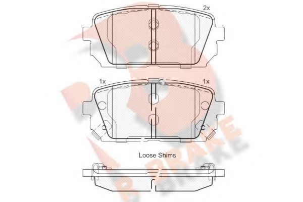 R BRAKE RB1827