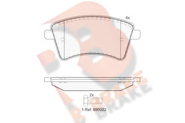 R BRAKE RB1854-200