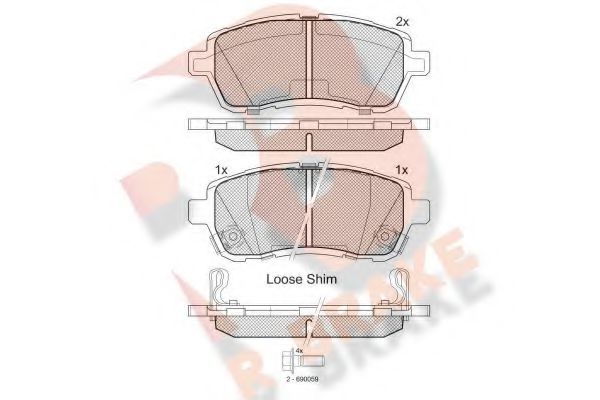 R BRAKE RB1881