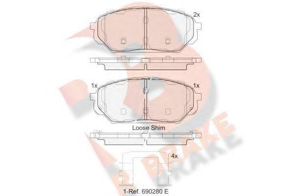 R BRAKE RB2044