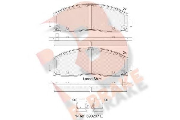 R BRAKE RB2054