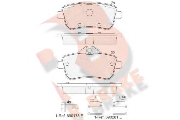 R BRAKE RB2072-066