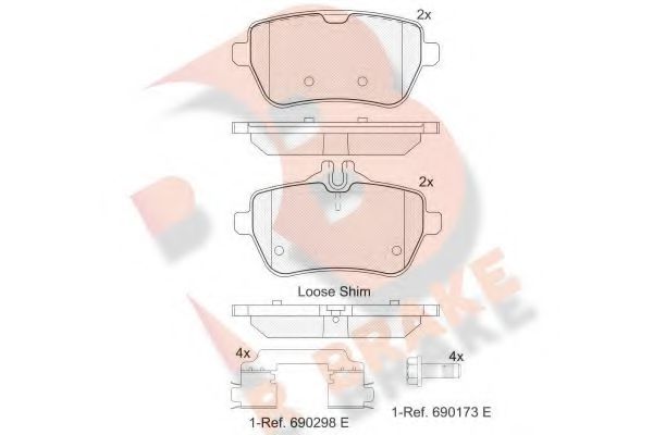 R BRAKE RB2076