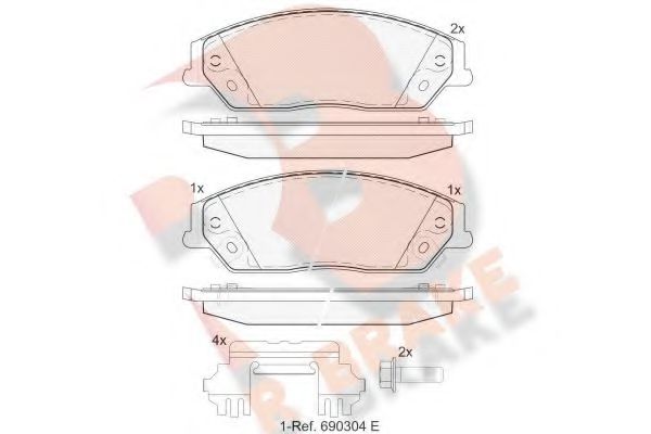 R BRAKE RB2077