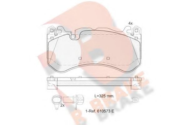 R BRAKE RB2079-203