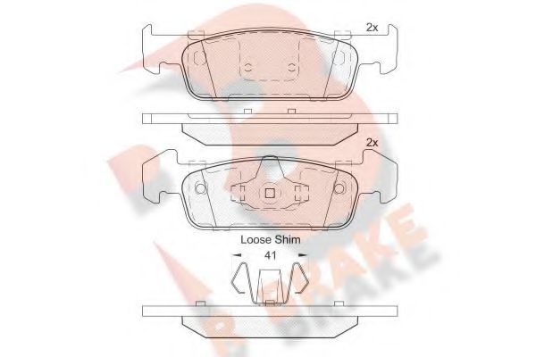 R BRAKE RB2115-202