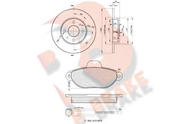 R BRAKE 3R09533465 R BRAKE 3R09533465