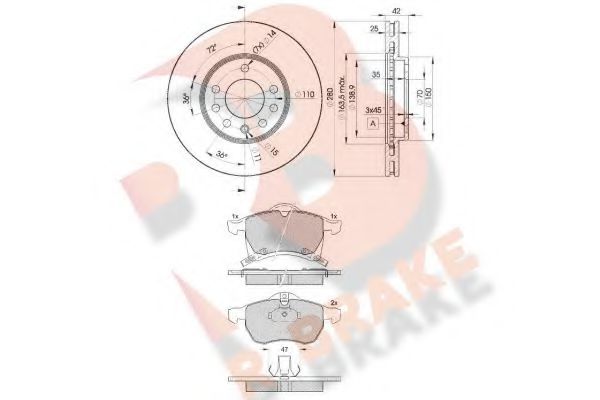 R BRAKE 3R12489060