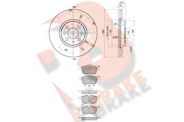 R BRAKE 3R15929007