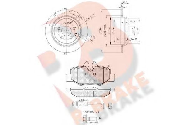 R BRAKE 3R16760416