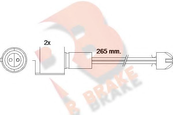 R BRAKE 610089RB