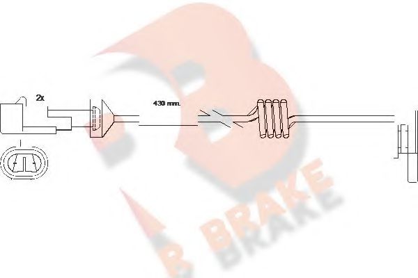 R BRAKE 610235RB