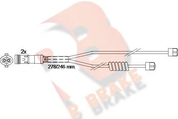 R BRAKE 610302RB