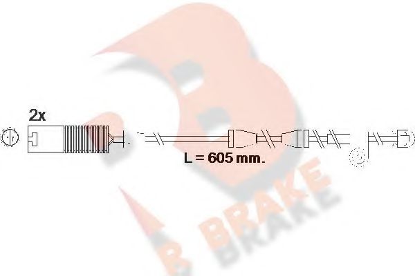 R BRAKE 610390RB