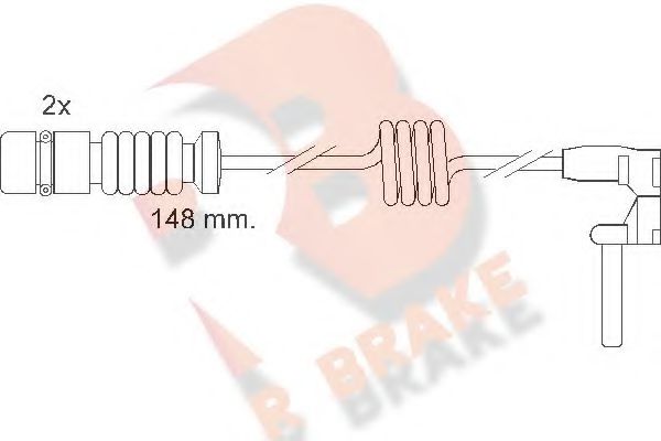 R BRAKE 610398RB