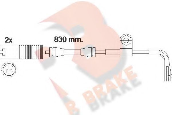 R BRAKE 610458RB