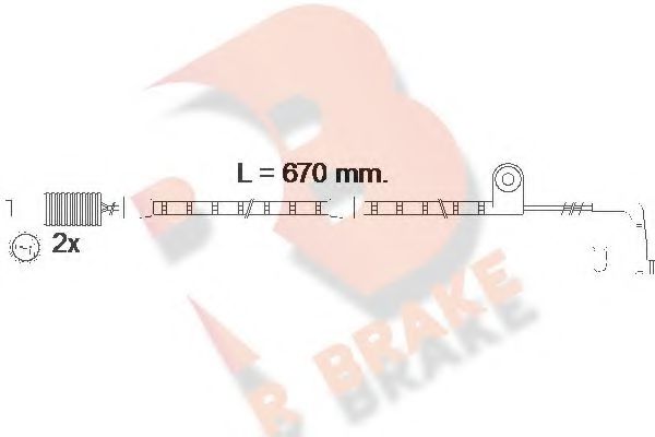 R BRAKE 610478RB
