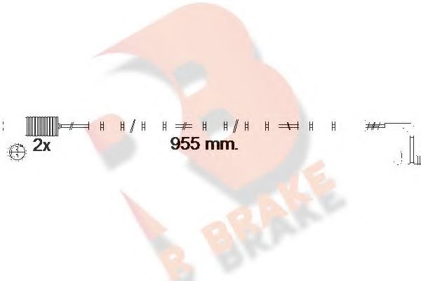 R BRAKE 610541RB