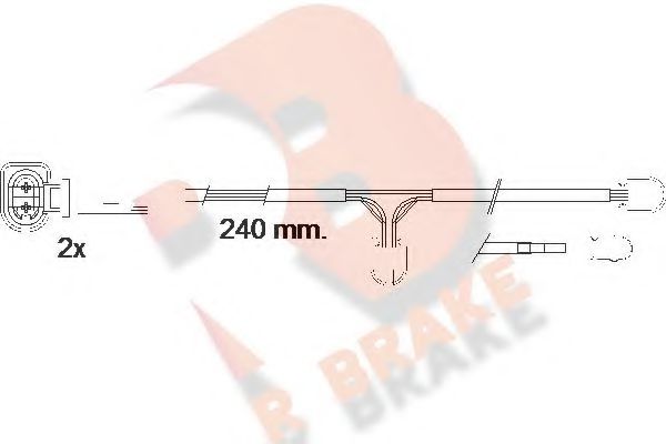 R BRAKE 610546RB