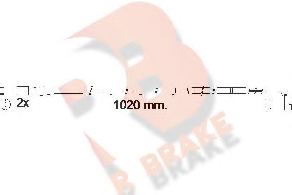 R BRAKE 610555RB