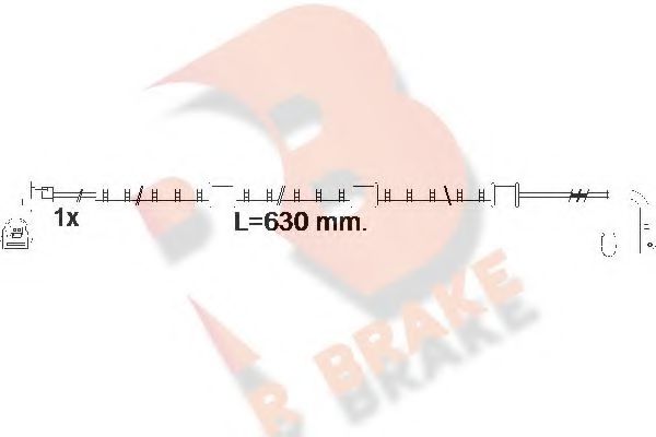 R BRAKE 610591RB