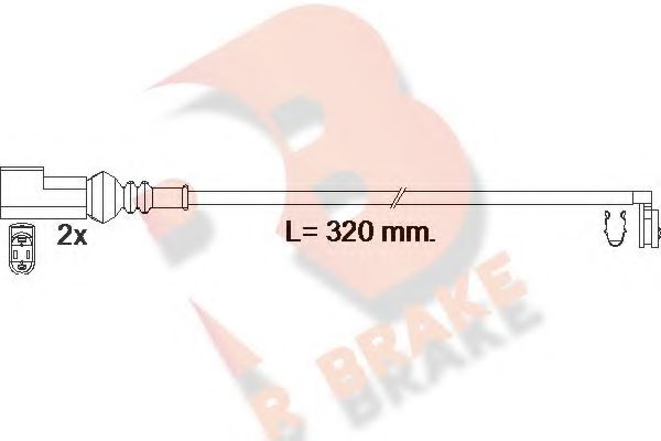 R BRAKE 610592RB