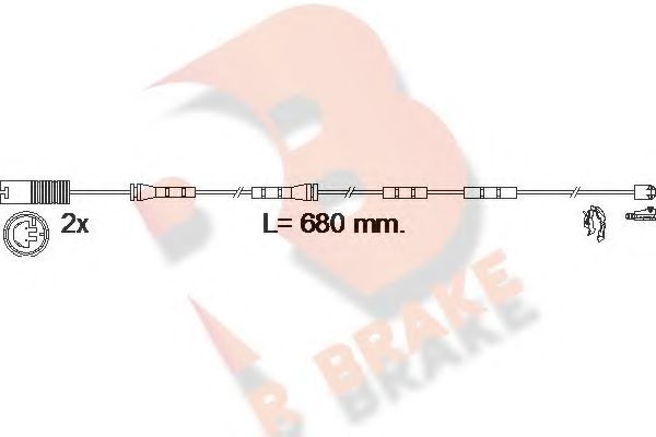 R BRAKE 610606RB