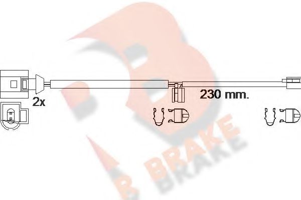 R BRAKE 610611RB