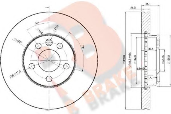 R BRAKE 78RBD21531