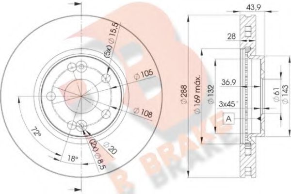 R BRAKE 78RBD26029