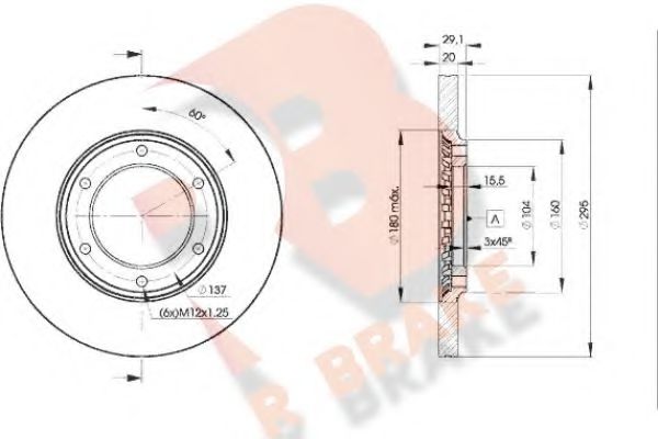 R BRAKE 78RBD27000