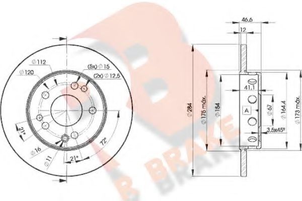 R BRAKE 78RBD27210