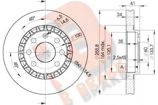 R BRAKE 78RBD29042