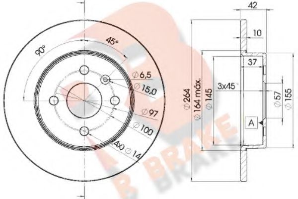 R BRAKE 78RBD29116