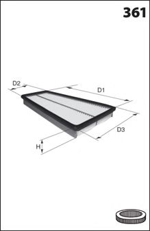 LUCAS FILTERS LFAF431