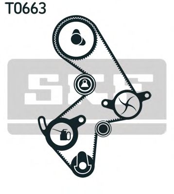 Комплект ремня ГРМ SKF VKMS 91003 Комплект ремня ГРМ SKF VKMS 91003