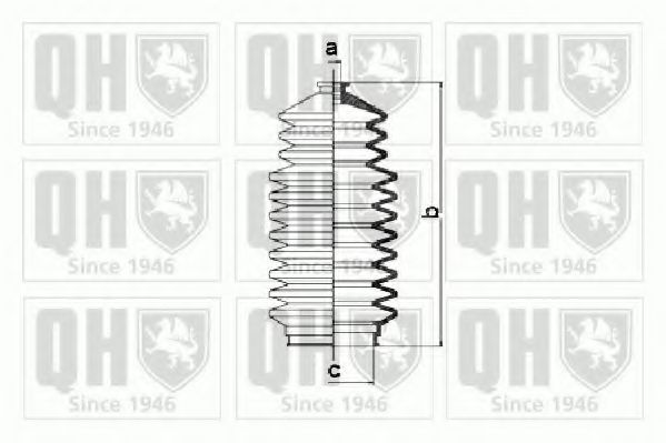 Комплект пылника, рулевое управление QUINTON HAZELL QG1312 Комплект пылника, рулевое управление QUINTON HAZELL QG1312