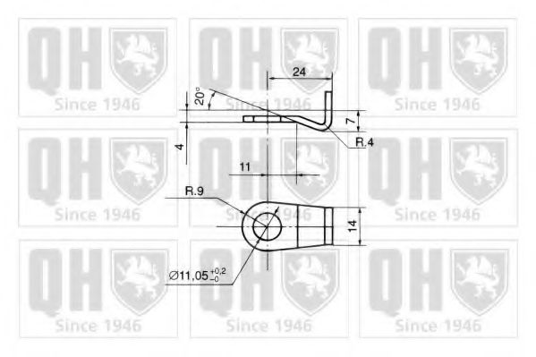 Газовая пружина, крышка багажник QUINTON HAZELL QTS128081 Газовая пружина, крышка багажник QUINTON HAZELL QTS128081