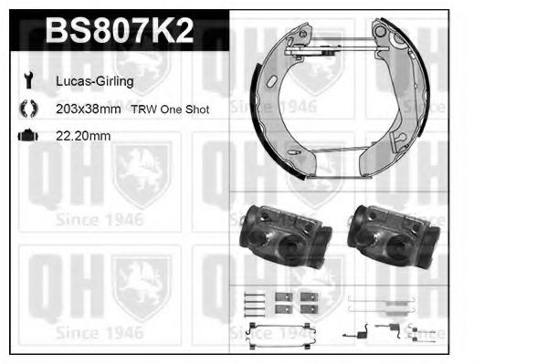 QUINTON HAZELL BS807K2