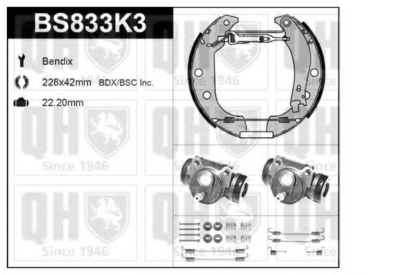 QUINTON HAZELL BS833K3