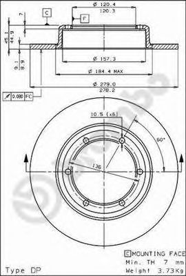 BREMBO 08.3030.10