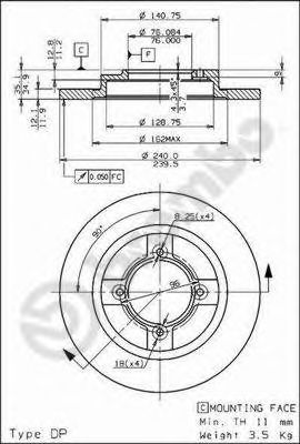 BREMBO 08.3082.10