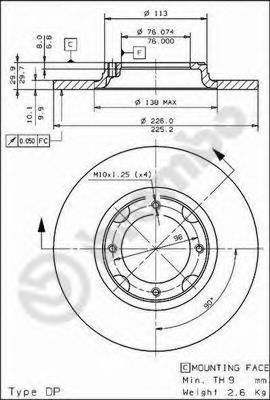 BREMBO 08.4414.10